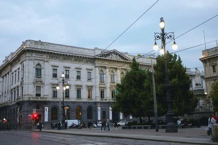 La sede della Banca Commerciale Italiana
