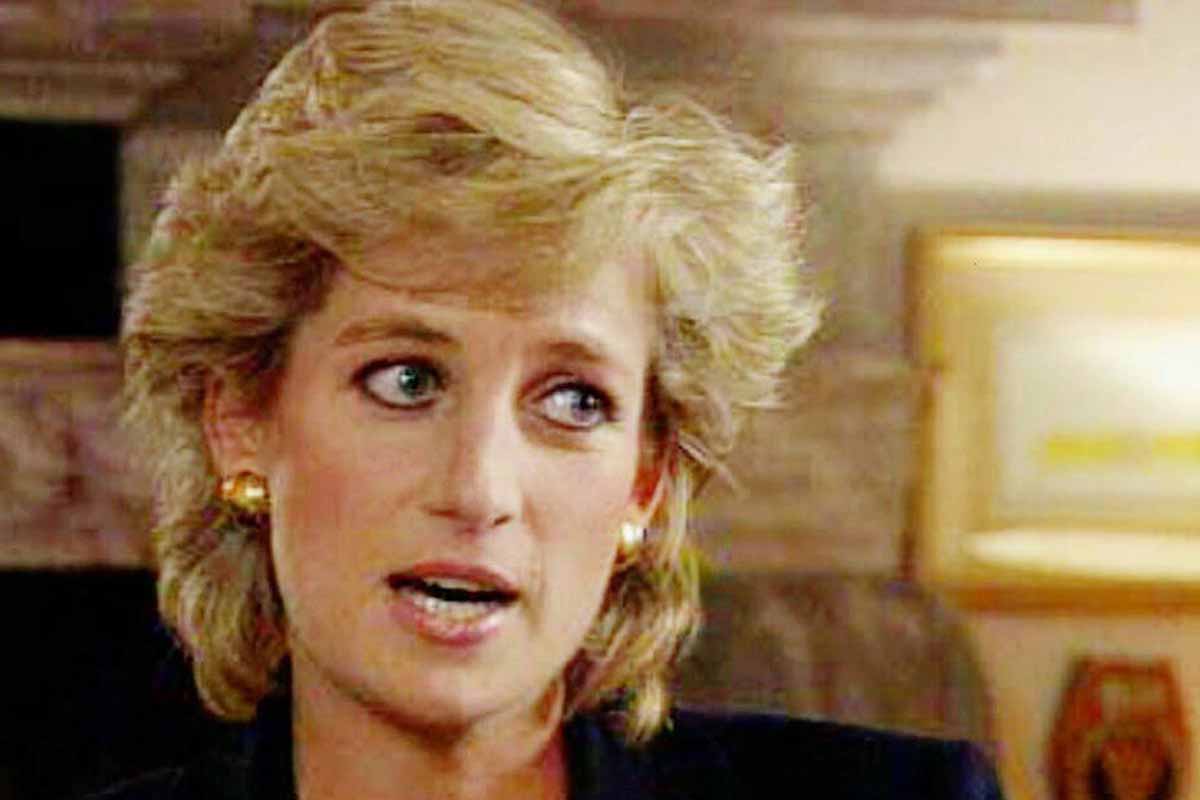 lady diana durante l'intervista del 1995